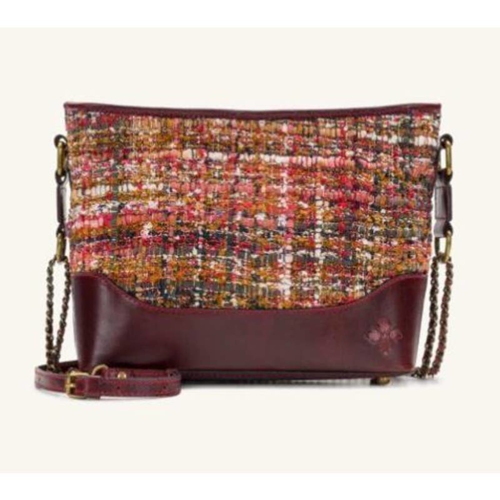 Patricia Nash Salvina Boucle Mid Size Cross Body Shoulder Bag